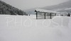 Hayrack in Ratece, Slovenia, after heavy snowfall which brought more then 30cm snow in one night.
