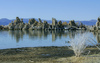 Mono Lake is located just east of small city Lee Vining, California, USA. John Muir described Mono Basin as Frost and fire working together in making of beaty. People are entranced by the strange but delicate tufa towers, spacious vistas, broad sandy beaches and flocks of birds.