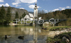 Lake Bohinj lies between Bohinjs mountains, which rise from 1600 to 2000 meters, and is Slovenias largest glacial lake. It is 4.2 kilometers long, one kilometer wide, and forty-five meters deep. <br> Bohinj is a valley that stretches from Soteska to Ukanc. On the south side, it is enclosed by the Lower Bohinj Mountains, which rise to 2.000 meters, and on the north by the Triglav mountain range with 2864m high Mount Triglav, Slovenias highest mountain.
