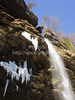 Watefall Pericnik in Vrata valley is located only about 6km out of Mojstrana village in upper Sava valley, Slovenia. During cold winter days, waterfall Pericnik turns into numerous big icicles, which break off and melt under waterfall when sun gets stronger.
