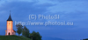 Church of Saints Primus and Felician in Jamnik, Slovenia on late evening of 26th of May 2010, when sun was setting down behind plateu of Jelovica. Church is build on hill overlooking most of the northern part of the Ljubljana Basin with the Julian Alps as a backdrop towards the northwest and the Kamnik Alps towards the east.
