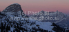 Landscape with high Dolomite mountains around Gardena pass in Val Gardena, Italy on late winter evening of 11th of March 2011.
