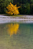The lake Jasna is situated in an idyllic alpine valley just before the first turns of the road to the mountain passage Vrsic, which is the highest road passage in the Eastern Julian Alps. Jasna lake consists of two connected reservoirs that were made by taking away the gravel from the confluence of the creeks Velika and Mala Pisnica.
