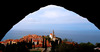View to city of Piran, Slovenia, from walls above city. The city resembles a large open-air museum, with medieval architecture and a rich cultural heritage. Narrow streets and compact houses give the town its special charm.
