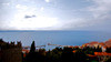 View to city of Piran, Slovenia, from walls above city. The city resembles a large open-air museum, with medieval architecture and a rich cultural heritage. Narrow streets and compact houses give the town its special charm.
