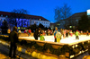 Open air ice skating rink in Slovene Square, (Slovenski trg), Kranj 
