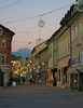 Christmas lights in Kranj, Preseren street. (Presernova ulica)
