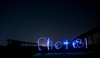 Light painting when trying to catch perseid meteor shower on field near village Bitnje, Slovenia, on clear summer night of 12th of August 2015.
