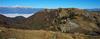 Mountains around Soriska Planina above Sorica, Slovenia, on late autumn day of 31st of October 2015.
