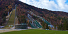 Planica nordic center in Planica, Slovenia, is getting its final shape. Eight ski jumping hills, and cross country skiing stadium, which turns into football field in summer, is getting ready for winter and FIS cross country skiing and ski jumping World cup races.
