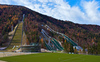 Planica nordic center in Planica, Slovenia, is getting its final shape. Eight ski jumping hills, and cross country skiing stadium, which turns into football field in summer, is getting ready for winter and FIS cross country skiing and ski jumping World cup races.

