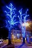 Christmas lights in  Slovene Square, (Slovenski trg), Kranj 
