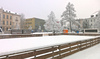 Open air ice skating rink in Slovene Square, (Slovenski trg), Kranj 
