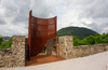 Part of the Khislstein Castle courtyard in  Kranj, Slovenia
