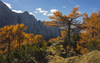 Central Julian Alps with Skrlatica, Prisojnik, Kukova spica and Vrsic are seen from 1909m high Slemenova Spica.
