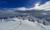 Pokljuka and slopes of Visevnik mountain, Slovenia, on morning of 11th of December 2020, after extensive snow fall, which brought more than 1.5m of snow to Julian Alps in less then two days.