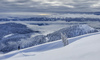 Pokljuka and slopes of Visevnik mountain, Slovenia, on morning of 12th of December 2020, after extensive snow fall, which brought more than 1.5m of snow to Julian Alps in the last several days.