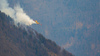 Few 100 firefighters, 4 helicopters and firefighting plane that came to help from Croatia, tried to extinguish forest fire that started in mountains above village Potoce near Preddvor, Slovenia on Monday 28th of March 2022. Their efforts were still continuing on Tuesday, 29th of March 2022.