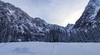 Winter in Planica valley near Kranjska Gora, Slovenia. Winter finally came to Slovenia with heavy snowfall ai middle of January, covering valleys with 10-30cm of snow, while mountains got extra 60 to 80cm deep snow blanket.