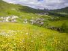 Views to Living, Italy, on cold and windy summer day of 24th of June 2023.