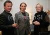 Director of Slovene Nordic Ski Federation and former Nykanen competitor Primoz Ulaga (L), main actor of movie Matti, Jasper Paakkonen (M) and Finnish Ambassador in Slovenia Mrs. Birgitta Stenius-Mladenov (R) during reception before premiere of movie Matti. Finnish Embassy in Ljubljana, Slovenia, organized Finnish film week which was held in Cankarjev Dom, Ljubljana, Slovenia, between 12th of October and 18th of October 2006. On reception before premiere of movie Matti, Hell is for Heroes, Finnish Embassy in Ljubljana invited Slovene Ski Jumping National team to meet with main actor of movie Jasper Paakkonen. <br> Ljubljana, Slovenia 15.October 2006. Credit: Photo by Primoz Jeroncic-PhotoSI. (©) Copyright 2006 by Primoz Jeroncic
