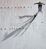 Janne Ahonen of Finland lands in his second jump in last race of Four Hill ski jumping tournament 2008 in Bischofshofen, Austria. Last race of 4 Hill ski jumping tournament 2008 was held in Bischofshofen, Austria on 6th of January 2008.
