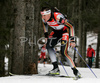 Sven Fischer of Germany skiing in men sprint race on Pokljuka, Slovenia. IBU Biathlon World Cup sprint race was held on Pokljuka, Slovenia on 18th of January 2007.
