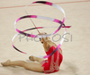 Irena Risenzon of Israel performing during her exercise with ribbon in Rhythmic gymnastics World Cup 2007. 9th Slovene Challenge Tournament in Rhythmic gymnastics and World Cup in Rhythmic gymnastics was held in Ljubljana, Slovenia on 26th of August 2007.
