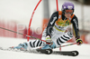Maria Riesch of Germany skiing in first run of women giant slalom World Cup race in Maribor, Slovenia. First giant slalom run of 44th Golden Fox trophy and Women FIS Alpine skiing World Cup was held in Maribor, Slovenia, on 12th of January 2008.
