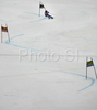 Karen Putzer of Italy skiing in second run of women giant slalom World Cup race in Maribor, Slovenia. Giant slalom race of 44th Golden Fox trophy and Women FIS Alpine skiing World Cup was held in Maribor, Slovenia, on 12th of January 2008.
