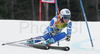 Camilla Alfieri of Italy skiing in second run of women giant slalom World Cup race in Maribor, Slovenia. Giant slalom race of 44th Golden Fox trophy and Women FIS Alpine skiing World Cup was held in Maribor, Slovenia, on 12th of January 2008.
