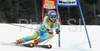 Tina Maze of Slovenia skiing in second run of women giant slalom World Cup race in Maribor, Slovenia. Giant slalom race of 44th Golden Fox trophy and Women FIS Alpine skiing World Cup was held in Maribor, Slovenia, on 12th of January 2008.
