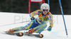 Maria Pietilae-Holmner of Sweden skiing in second run of women giant slalom World Cup race in Maribor, Slovenia. Giant slalom race of 44th Golden Fox trophy and Women FIS Alpine skiing World Cup was held in Maribor, Slovenia, on 12th of January 2008.
