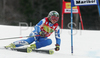 Third placed Denise Karbon of Italy skiing in second run of women giant slalom World Cup race in Maribor, Slovenia. Giant slalom race of 44th Golden Fox trophy and Women FIS Alpine skiing World Cup was held in Maribor, Slovenia, on 12th of January 2008.
