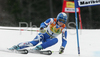 Second placed Manuela Moelgg of Italy skiing in second run of women giant slalom World Cup race in Maribor, Slovenia. Giant slalom race of 44th Golden Fox trophy and Women FIS Alpine skiing World Cup was held in Maribor, Slovenia, on 12th of January 2008.
