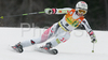 Winner Elisabeth Goergl of Austria skiing in second run of women giant slalom World Cup race in Maribor, Slovenia. Giant slalom race of 44th Golden Fox trophy and Women FIS Alpine skiing World Cup was held in Maribor, Slovenia, on 12th of January 2008.
