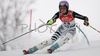 Maria Riesch of Germany skiing in first run of women slalom World Cup race in Maribor, Slovenia. First slalom run of 44th Golden Fox trophy and Women FIS Alpine skiing World Cup was held in Maribor, Slovenia, on 13th of January 2008.

