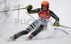 Kathrin Hoelzl of Germany skiing in first run of women slalom World Cup race in Maribor, Slovenia. First slalom run of 44th Golden Fox trophy and Women FIS Alpine skiing World Cup was held in Maribor, Slovenia, on 13th of January 2008.
