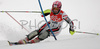 Claire Dautherives of France skiing in first run of women slalom World Cup race in Maribor, Slovenia. First slalom run of 44th Golden Fox trophy and Women FIS Alpine skiing World Cup was held in Maribor, Slovenia, on 13th of January 2008.
