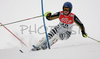 Monika Springl of Germany skiing in first run of women slalom World Cup race in Maribor, Slovenia. First slalom run of 44th Golden Fox trophy and Women FIS Alpine skiing World Cup was held in Maribor, Slovenia, on 13th of January 2008.
