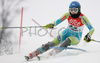 Ilka Stuhec of Slovenia skiing in first run of women slalom World Cup race in Maribor, Slovenia. First slalom run of 44th Golden Fox trophy and Women FIS Alpine skiing World Cup was held in Maribor, Slovenia, on 13th of January 2008.
