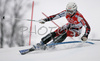 Jessica Honkonen of Finland skiing in first run of women slalom World Cup race in Maribor, Slovenia. First slalom run of 44th Golden Fox trophy and Women FIS Alpine skiing World Cup was held in Maribor, Slovenia, on 13th of January 2008.

