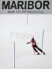 Second placed Veronika Zuzulova of Slovakia skiing in second run of women slalom World Cup race in Maribor, Slovenia. Slalom race of 44th Golden Fox trophy and Women FIS Alpine skiing World Cup was held in Maribor, Slovenia, on 13th of January 2008.
