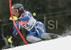 Denise Karbon of Italy skiing in second run of women slalom World Cup race in Maribor, Slovenia. Slalom race of 44th Golden Fox trophy and Women FIS Alpine skiing World Cup was held in Maribor, Slovenia, on 13th of January 2008.
