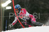 Second placed Veronika Zuzulova of Slovakia skiing in second run of women slalom World Cup race in Maribor, Slovenia. Slalom race of 44th Golden Fox trophy and Women FIS Alpine skiing World Cup was held in Maribor, Slovenia, on 13th of January 2008.
