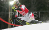 Winner Nicole Hosp of Austria skiing in second run of women slalom World Cup race in Maribor, Slovenia. Slalom race of 44th Golden Fox trophy and Women FIS Alpine skiing World Cup was held in Maribor, Slovenia, on 13th of January 2008.
