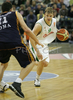 Teemu Rannikko (no. 9) of Union Olimpija (R) and Loukas Mavrokefalides (no 11) of Lottomatica Roma (L) during match of Euroleague League between KK Union Olimpija, Ljubljana, Slovenia and Lottomatica Roma, Italy. Match ended with victory of Union Olimpija, who defeated Lottomatica Roma with 82-73. Match between KK Union Olimpija and Lottomatica Roma was played in Tivoli hall in Ljubljana, Slovenia on 1. November 2006.
