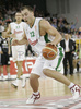 Marko Milic (no. 12) of Union Olimpija during match of 5th round of Basketball Euroleague League between KK Union Olimpija, Ljubljana, Slovenia and Partizan Belgrade, Serbia. Match ended with victory of Partizan, who defeated Union Olimpija with 70:71. Match between KK Union Olimpija and Partizan was played in Tivoli hall in Ljubljana, Slovenia on 22. November 2006.
