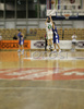 Teemu Rannikko (no. 9) of Union Olimpija shooting and scoring for 3 points during match of 22nd round of Basketball NLB League between KK Union Olimpija, Ljubljana, Slovenia and Helios Domzale, Slovenia. Match ended with victory of Helios Domzale, who defeated Union Olimpija with 64:59. Match between KK Union Olimpija and Helios Domzale was played in Tivoli Arena in Ljubljana, Slovenia on 25. January 2007.
