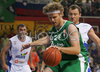 Miha Zupan (no.24) of Union Olimpija (L) and Domen Zerak (no.13) oh Helios (R) during last match Basketball National Championship finals between Helios Domzale, Slovenia and KK Union Olimpija, Ljubljana, Slovenia. Match ended with victory of Helios Domzale, who defeated Union Olimpija with 82:65. Match between Helios Domzale and KK Union Olimpija was played in Domzale, Slovenia on 10. June 2007. With this victory Helios Domzale won National champion title for year 2007.
